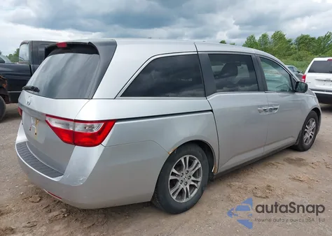 2011 Honda Odyssey Ex from USA, damaged, VIN 5FNRL5H42BB010682